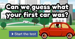 Can we guess what your first car was?