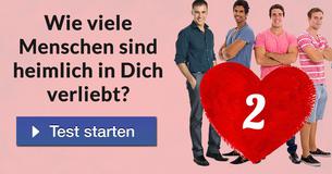 Wie viele Menschen sind heimlich in Dich verliebt?