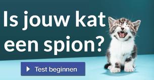 Is jouw kat een spion?