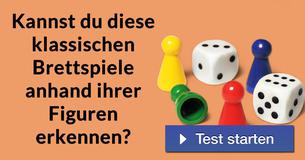 Kannst du diese klassischen Brettspiele anhand ihrer Figuren erkennen?