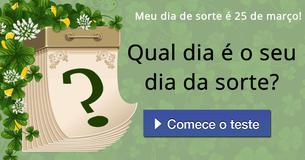 Qual dia é o seu dia da sorte?