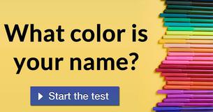 What color is your name?
