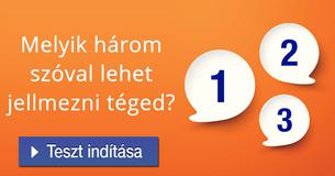 Melyik három szóval lehet jellmezni téged?