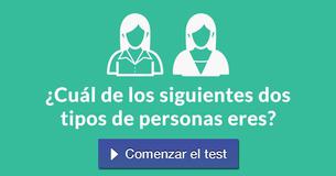 ¿Cuál de los siguientes dos tipos de personas eres?