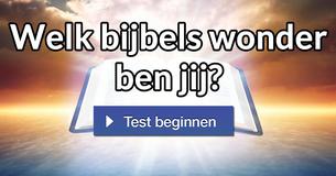 Welk bijbels wonder ben jij?