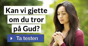 Kan vi gjette om du tror på Gud?
