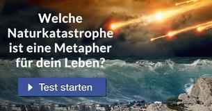 Welche Naturkatastrophe ist eine Metapher für dein Leben?