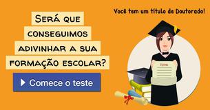 Será que conseguimos adivinhar a sua formação escolar?