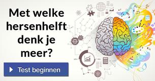 Met welke hersenhelft denk je meer?