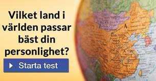 Vilket land i världen passar bäst din personlighet?