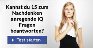 Kannst Du 15 zum Nachdenken anregende IQ Fragen beantworten? 
