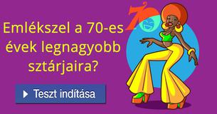 Emlékszel a 70-es évek legnagyobb sztárjaira?