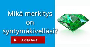 Mikä merkitys on syntymäkivelläsi?