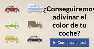 ¿Conseguiremos adivinar el color de tu coche?
