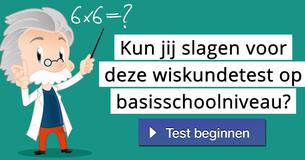 Kun jij slagen voor deze wiskundetest op basisschoolniveau?