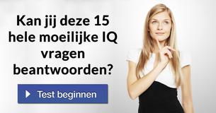 Kan jij deze 15 hele moeilijke IQ vragen beantwoorden?