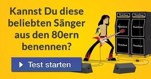 Kannst Du diese beliebten Sänger aus den 80ern benennen?