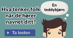 Hva tenker folk når de hører navnet ditt?