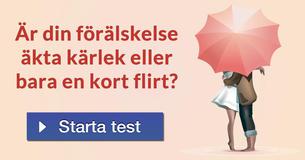 Är din förälskelse äkta kärlek eller bara en kort flirt?