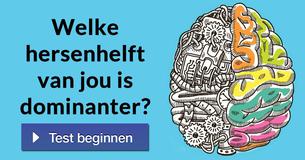 Welke hersenhelft van jou is dominanter? 