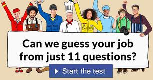 Can we guess your job from just 11 questions?