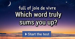 Which word truly sums you up?