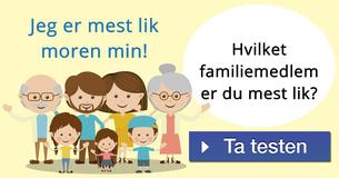 Hvilket familiemedlem er du mest lik?