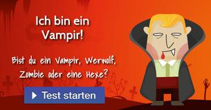 Bist du ein Vampir, Werwolf, Zombie oder eine Hexe?