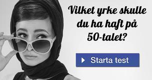 Vilket yrke skulle du ha haft på 50-talet?