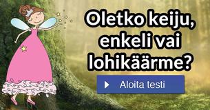Oletko keiju, enkeli vai lohikäärme?