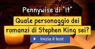 Quale personaggio dei romanzi di Stephen King sei?