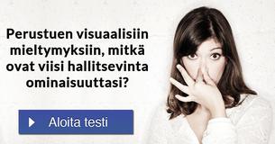 Perustuen visuaalisiin mieltymyksiin, mitkä ovat viisi hallitsevinta ominaisuuttasi?