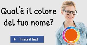 Qual'è il colore del tuo nome?