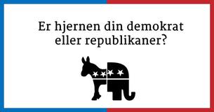 Er hjernen din demokrat eller republikaner?