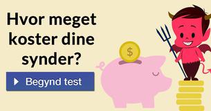 Hvor meget koster dine synder?