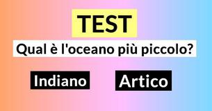 Ho appena ottenuto 9/10. Test di cultura generale.