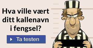 Hva ville vært ditt kallenavn i fengsel?