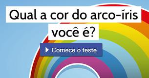 Qual a cor do arco-íris você é?