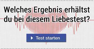 Welches Ergebnis erhältst du bei diesem Liebestest?