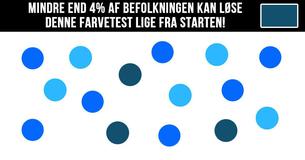 Mindre end 4% af befolkningen kan løse denne farvetest lige fra starten!