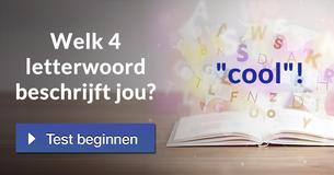 Welk 4 letterwoord beschrijft jou? 