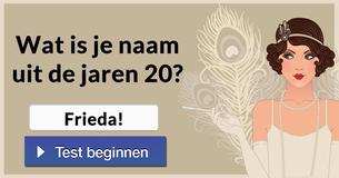 Wat is je naam uit de jaren 20? 