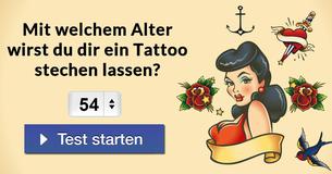 Mit welchem Alter wirst du dir ein Tattoo stechen lassen?