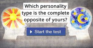 Which personality type is the complete opposite of yours?