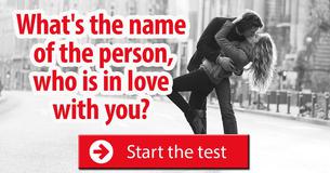 What's the name of the person, who is in love with you?