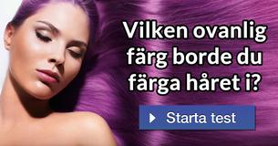 Vilken ovanlig färg borde du färga håret i?