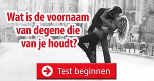 Wat is de voornaam van degene die van je houdt?