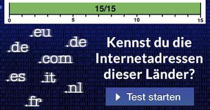 Kennst du die Internetadressen dieser Länder?