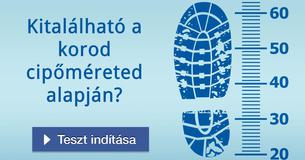 Kitalálható a korod cipőméreted alapján? 
