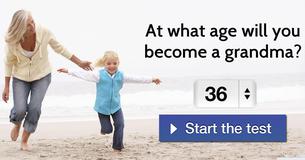 At What Age Will You Become A Grandma?